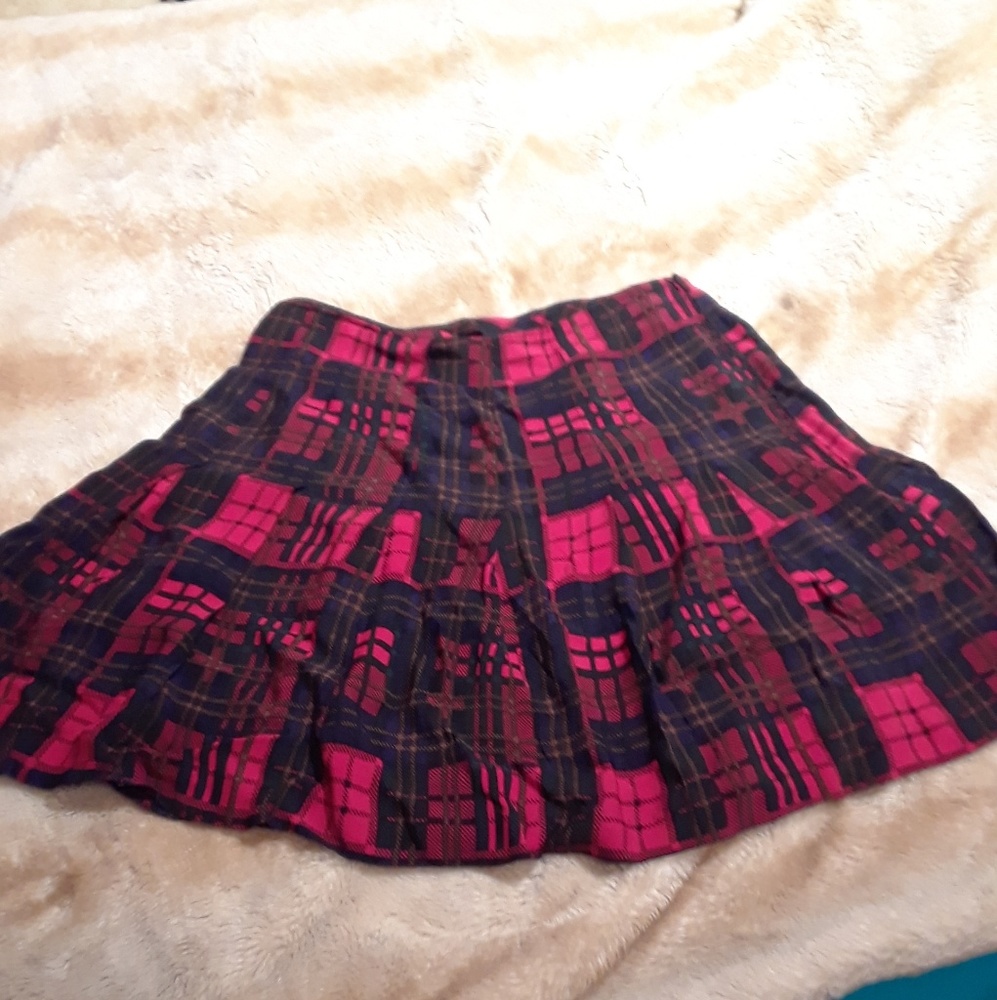 Betsey Johnson Vintage Plaid Skirt Small